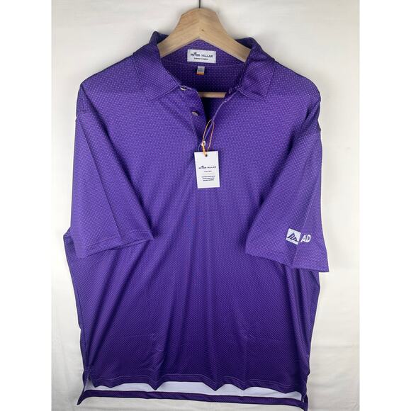 NWT Peter Millar Men's Size L Polo Golf Shirt Casual Collared Short Sleeve - Picture 2 of 11